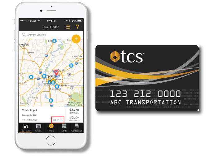 TCS Mobile App & Fuel Card for Women in Trucking